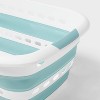 Collapsible Laundry Hamper Endcap White 1pc - Brightroom™ - 4 of 4