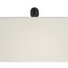 360 Lighting Roxie Modern Table Lamps Set of 2 with White Marble Riser 31" Tall Black USB Charging Port Rectangular Fabric Shades for Bedroom House - 2 of 4