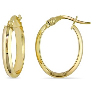 EVERLY JEWELRY | 10k Yellow Gold Hoop Earrings - 1 of 4