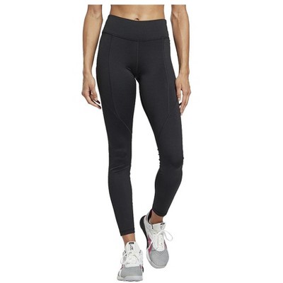 Reebok Womens Workout Ready Tight Stretch Compression Athletic Pants
