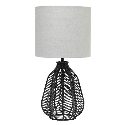 Wicker lamp deals target