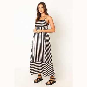 Petal and Pup Brea Maxi Dress - Black Stripe XL - 1 of 4