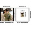 Americanflat 14x14 Picture Frame in Black - Use as 4x6 Picture Frame with Mat or 14x14 Frame Without Mat - 2 of 4