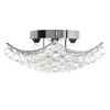 CWI Lighting Queen 4 Light Flush Mount With Chrome Finish - 3 of 4