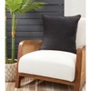 Saro Lifestyle Pom Pom Linen Down-Filled Throw Pillow - image 3 of 3