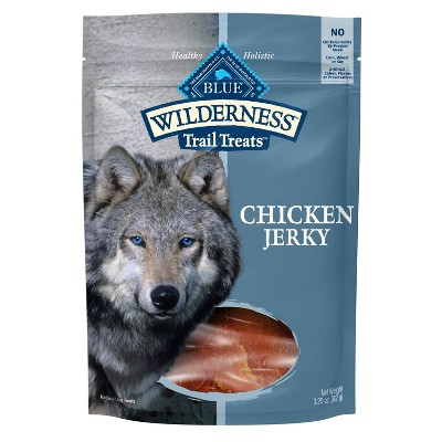 Blue Buffalo Wilderness 100% Grain-Free Chicken Jerky Dog Treats - 3.25oz