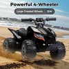 Sandinrayli 6 V Kids Ride On ATV 4 Wheeler Electric Car with Bluetooth and Music - 4 of 4