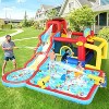 KRISRATE Inflatable Bounce House Water Slide 14.6FT x11.5FT with Pool, Jump Area, Water Slide, Climbing Wall,2 Water Toy Blasters & 620W Blower Indoor - 2 of 4