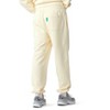 Future Planet Mens Globe Premium Soft French Terry Cotton Sweatpants Loose Fit Ivory - 3 of 4