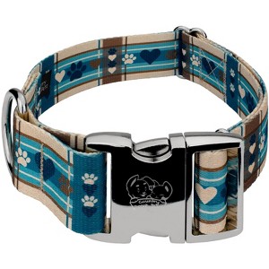 Country Brook Petz HossFit Jr Wide Premium Dog Collar - Plaid and Argyle Collection - 1 of 4