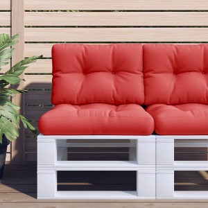 vidaXL Pallet Cushion Red 23.6"x15.7"x4.7" Fabric - 1 of 4