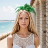 Unique Bargains Women's Flower Feathers Headband 1 Pc - 2 of 4