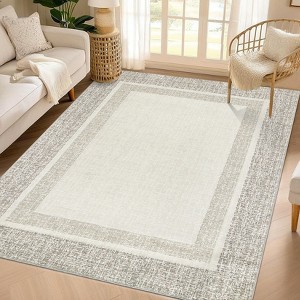 Washable Rugs for Living Room Modern Bedroom Rug - 1 of 4