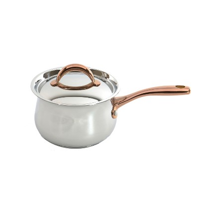 Ouro Gold 11-Piece Stainless Steel Cookware Set with Copper Handles