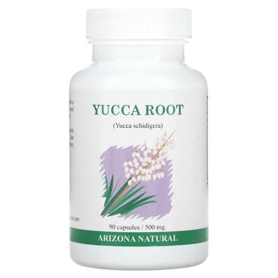 Arizona Natural Yucca Root, 90 Capsules (250 mg Per Capsule)