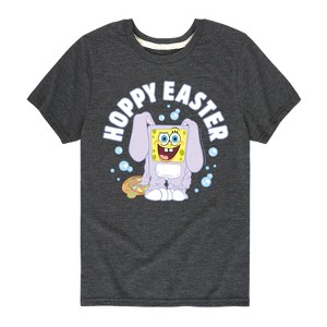 Boys' - SpongeBob Squarepants - Hoppy Easter Short Sleeve Graphic T-Shirt - 1 of 4