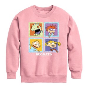Boys' - Rugrats - Since 1991 Graphic Long Sleeve Fleece Sweatshirt - 1 of 4