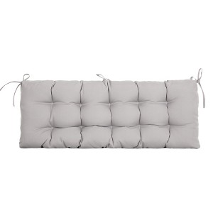 ARTPLAN Outdoor 48 Inch Bench Cushion Tufted for Outdoor Furniture, 48"x18"x4" Wicker Patio Loveseat Cushion All Weather - 1 of 4