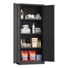 ACEPANO 71 in. H Metal File Storage Cabinet with Door, Lock & 4 Shelves for Home & Office-Black - 3 of 4