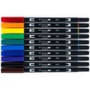 Tombow 10ct Dual Brush Pen Art Markers - Primary: Non-Toxic Multicolored Stationery, 0.8mm Point, Office Supplies - 2 of 4