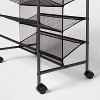 Double Sided Rolling Shoe Rack Black - Room Essentials™ - image 3 of 4