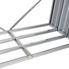 70.9" Garden Log Storage Shed Galvanized Steel Log Holder With Roof Ventilation Firewood Stand For Outdoor Backyard Patio Porch - 4 of 4