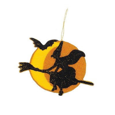 Gallerie II Beaded Vintage Witch Ornament
