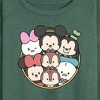 Women's - Disney - Mickey Friends Group Lightweight French Terry Wide Neck Long Sleeve Shirt - 2 of 4