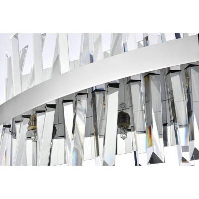 Serephina 24" Chrome Crystal Bath Sconce