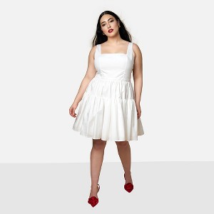 Rebdolls Women's Peony Corset Mini Skater Dress - 1 of 4