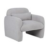 Teddy Fleece Single Sofa Chair with Arms and Pillow - 4 of 4