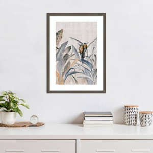 Amanti Art Birds in Foliage by Jacob Q Wood Framed Wall Art Print - 1 of 4