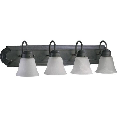 Quorum Lighting 4 - Light Vanity in  Toasted Sienna