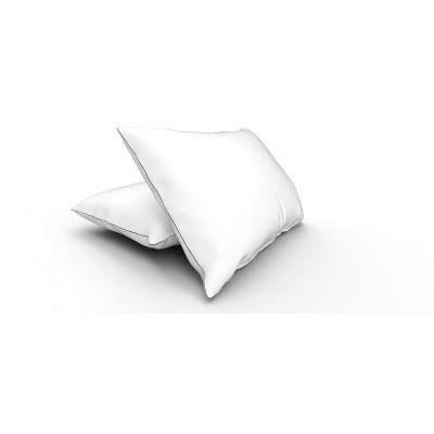 Kickoff 100% Bamboo Viscose Trimmed Pillowcases Only, Hidden Zipper, Cooling Breathable, Bedding Pillow Covers for Hot Sleepers
