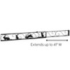 The Lakeside Collection Decorative Bunny Door Lock Bar - 3 of 4