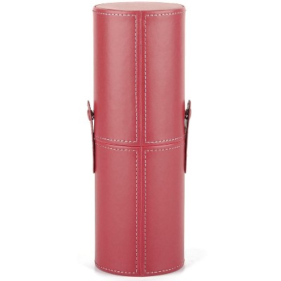 Narwey Makeup Brush Holder Travel Brushes Case Bag Cup Storage Dustproof  (Red)