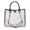 MKF Collection Diva PVC Clear Tote Bag with Tweed Bucket Bag by Mia K - 2 of 4