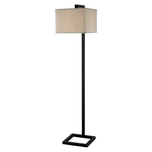 Kenroy Home Oil Rubbed Bronze Finish 4 Square Floor Lamp (Lamp Only)