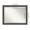 Amanti Art Attic Aged Beveled Wood Framed Bathroom Vanity Wall Mirror - 3 of 4