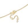 Ross-Simons 3-4mm Cultured Pearl and 4.10 ct. t.w. Multi-Gemstone Necklace With Blue Chalcedony and  Moonstone in 18kt Gold Over Sterling Size 18 - 3 of 4