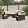 vidaXL Garden Sofa Set Brown PE rattan Large Modular Garden Sofa Set - 2 of 4
