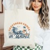 City Creek Prints Happiness Comes In Waves Colorful Canvas Tote Bag - 15x16 - Natural - 2 of 2