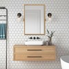 Rectangular Metal Framed Pivoted Bathroom Wall Vanity Mirro - 4 of 4