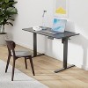 Infurnic Desks, Standing Desk with Splice Board, Adjustable Height Sit Stand Desk for Office or Home, Black, 24"*48"*27.5" - 2 of 4