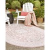 Unique Loom Outdoor Aztec Chalca Border Woven Area Rug - 4 of 4
