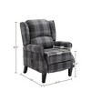Vintage Armchair Sofa Comfortable Upholstered leisure chair / Recliner Chair for Living Room - 4 of 4