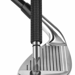Aoibox Golf Club Groove Sharpener and Cleaner Tool for Wedges & Irons - Re-Grooving Tool for U & V-Grooves to Generate Optimal Backspin - 1 of 4