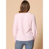 Allegra K Women's Vintage V Neck Long Sleeve Ruffle Collar Blouses - 3 of 4