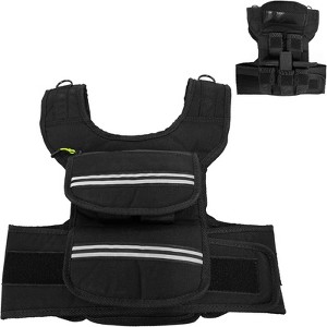 COZONY Adjustable Weighted Vest for Men, 25/35/45 LB with Shoulder Pads, Reflective Strips & Pockets for Running, Walking - 1 of 4