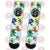 Grateful Dead Men's Steal Your Face Logo Dancing Bear Sublimated Tie-Dye Adult Mid-Calf Crew Socks 1 Pair Multicolored - 4 of 4